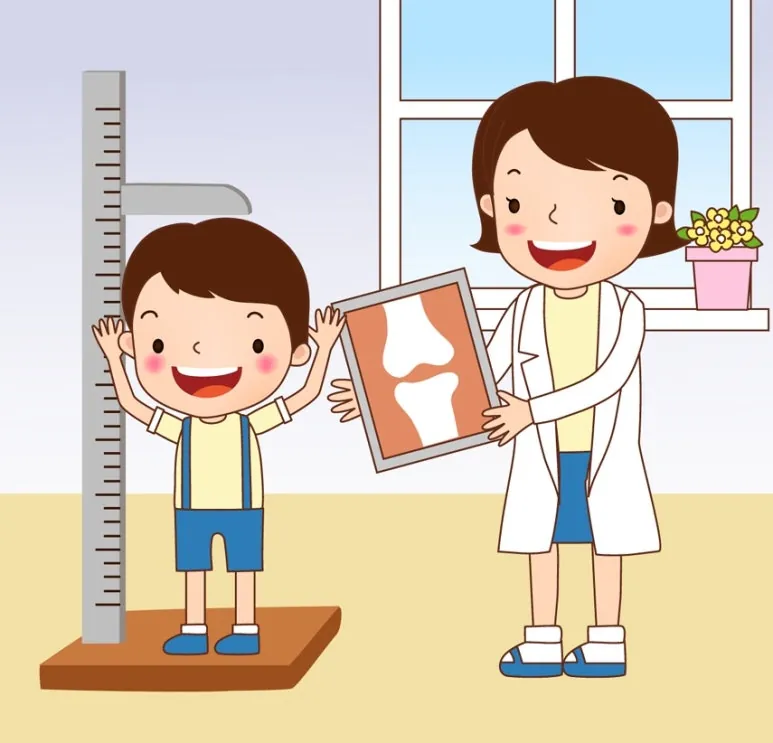 성장기 아이의 키 측정과 성장 기록 확인